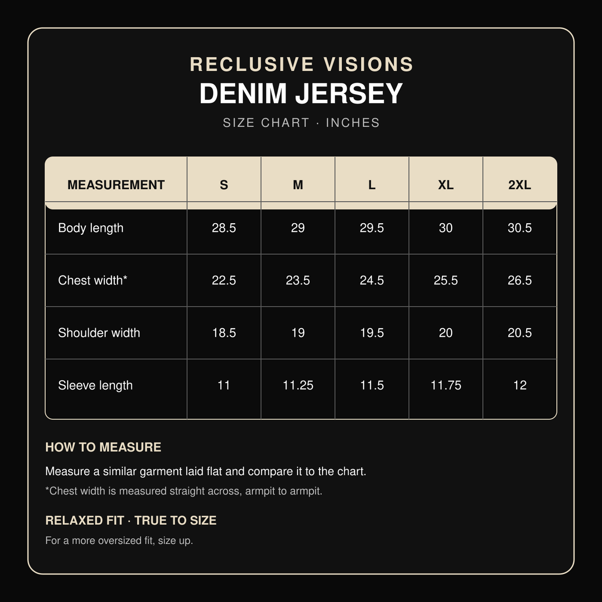 ‘RV’ Denim Jersey